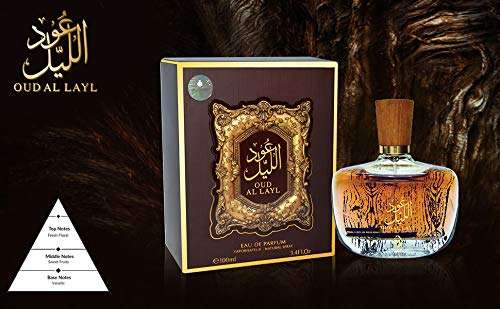 ARABIYAT Oud Al Layl Eau De Parfum For Unisex, 100 ml