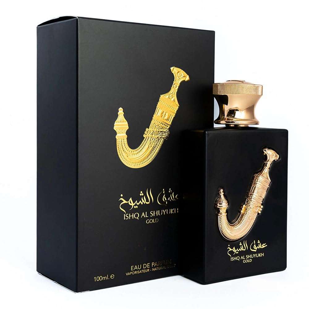 Ishq Al Shuyukh Gold With 3ml Free Perfume Spray - Unisex - EDP 100ml