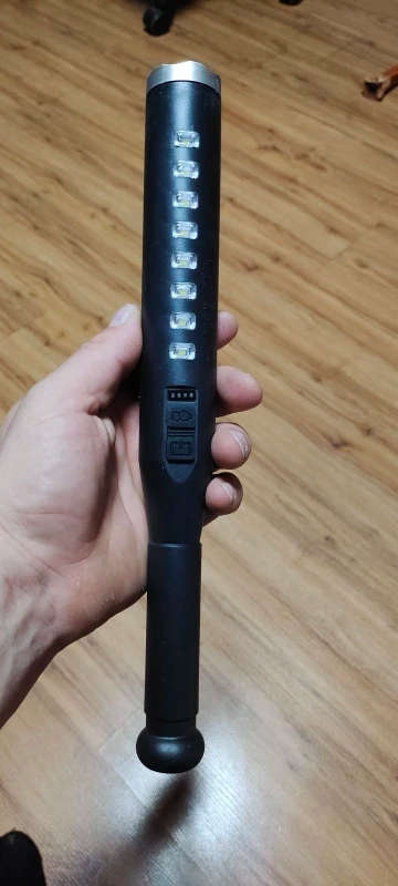 Ultra-Bright Baseball Bat Shape Flashlight - Rechargeable Torch Light LED Light with Lithium Battery