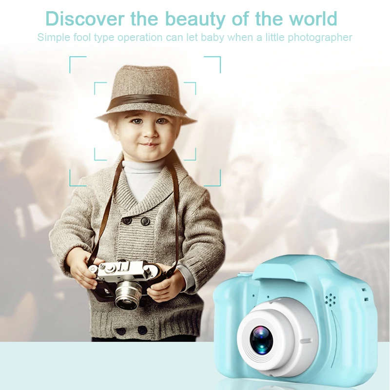 Mini Children Kids Camera Educational Toys For Children Baby Gifts Birthday Gift Digital Camera 1080