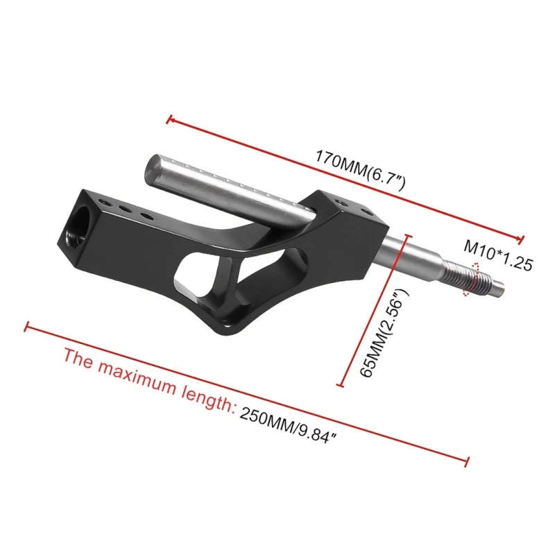 Car Gear Shift Knobs Extender Gear Shifter Extension Rod Adjustable Height Adjuster Lever