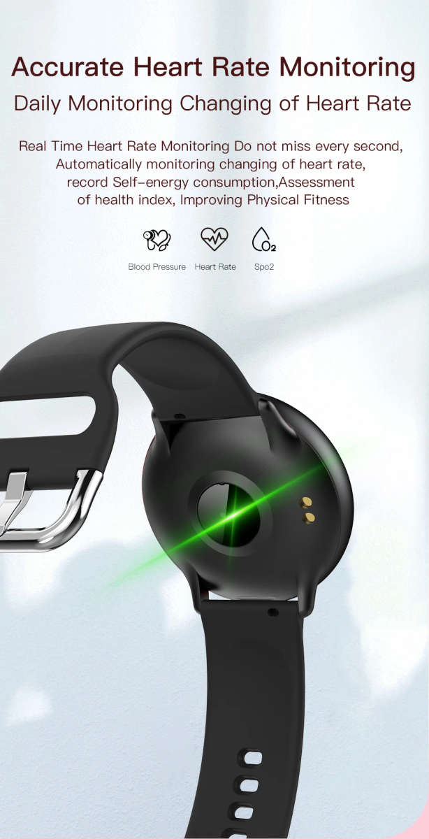 SN59 Smart Watch| IP68 Waterproof Fitness Activity Tracker Heart Rate Monitor Bluetooth Brim Sport