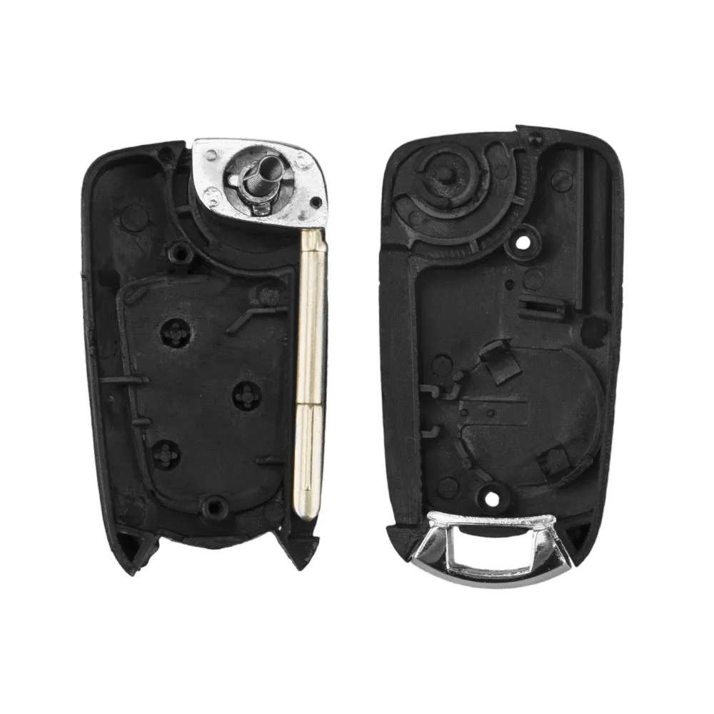 3 Buttons Replacement Remote Case Fob Flip Folding Car Key Shell Blank For Ford Mondeo