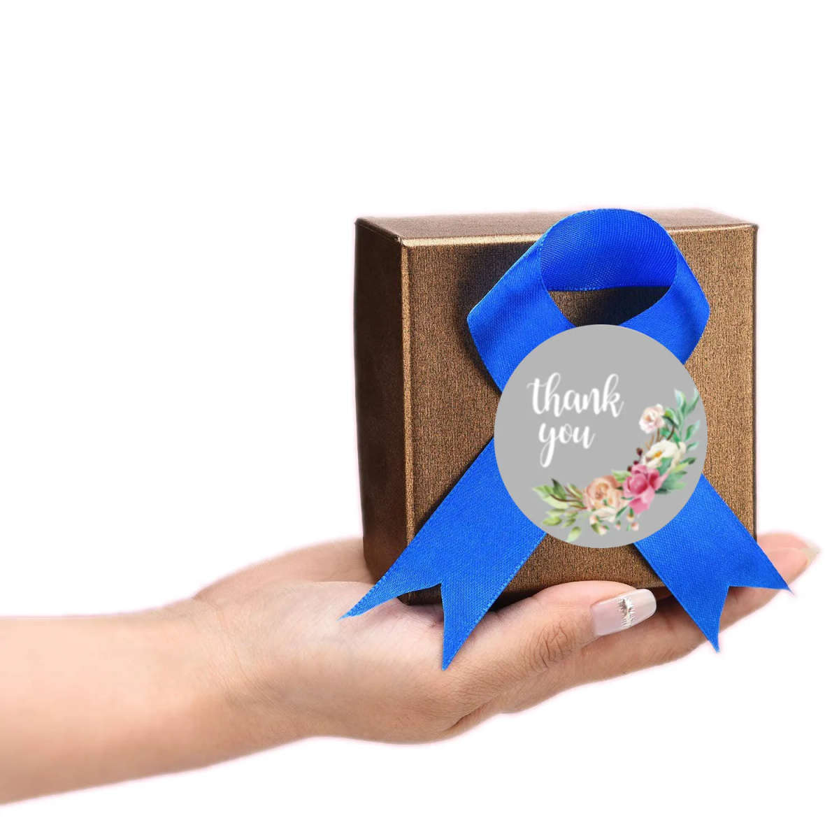 50pcs/roll Thank You Stickers for Seal Labels 3.8cm /1.5 Inch Gift Packaging Stickers