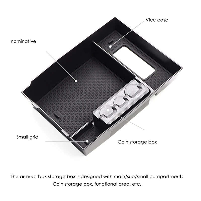 Car Storage Box Car Console Armrest Container Storage Box Refit Accessories Style for Mazda CX8