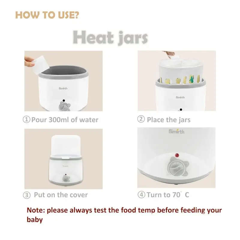 Bottle Sterilizer Baby Milk Food Bottle Warmer Baby Food