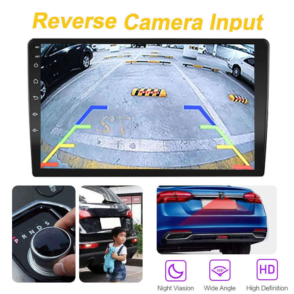 2 Din Car Radio Android 10 Ram 2G RDS DSP For Toyota Lada BMW AM GPS Navigation