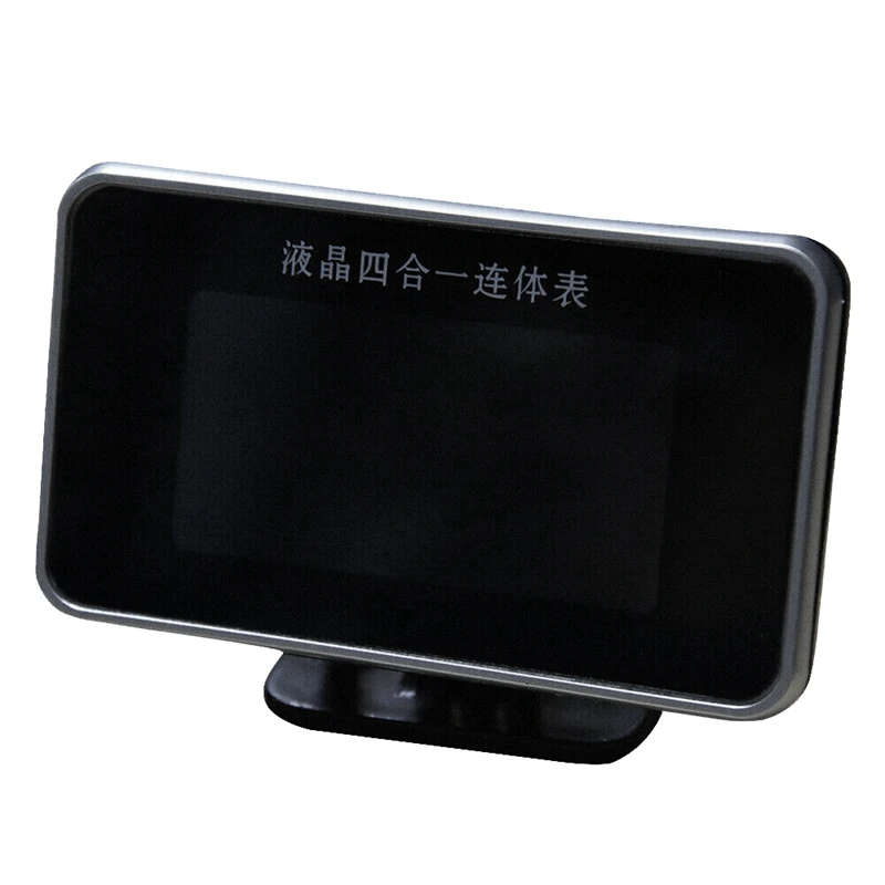 4in 1 LCD Multifunction Car Digital Water Temp Oil Pressure Fuel Gauge Voltmeter