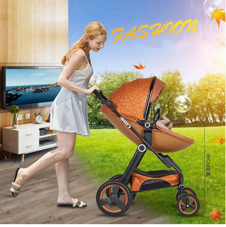 Egg Shell Baby Pram / Stroller 2 in 1 With The Separate Bassinet Voondo Brand