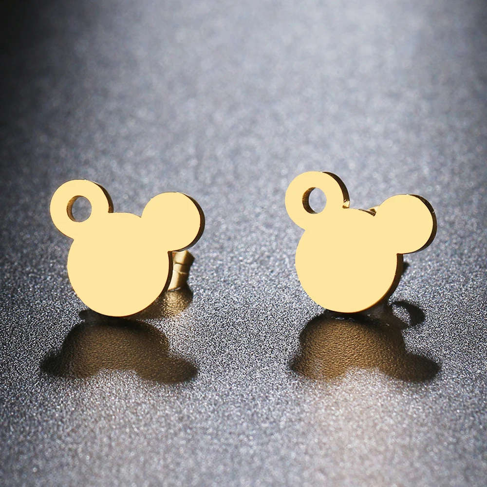 Retail Price R550 Stainless Earring Ref 11 Micky Mouse - DO NOT FADE