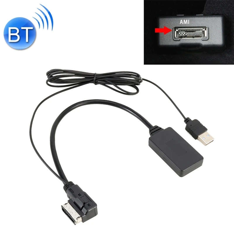 Car Bluetooth Audio Cable 3G AMI Wiring Harness Bluetooth Music Module Receiver for Audi/Golf