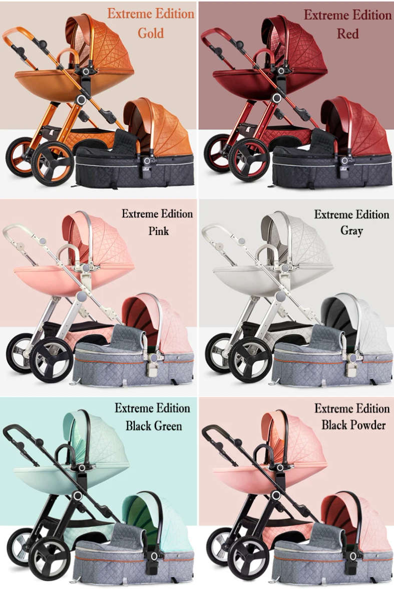 Egg Shell Baby Pram / Stroller 2 in 1 With The Separate Bassinet Voondo Brand