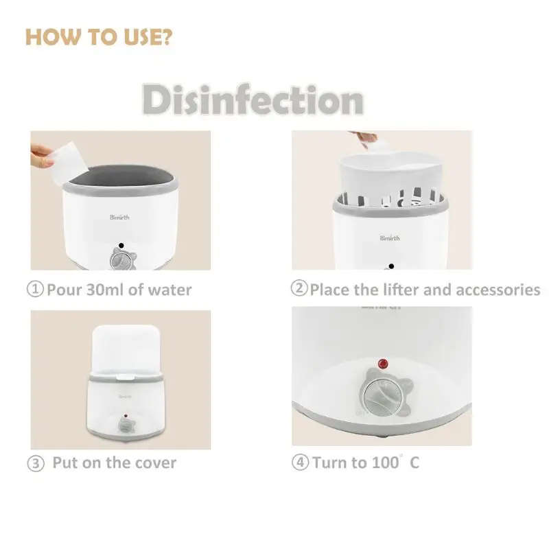 Bottle Sterilizer Baby Milk Food Bottle Warmer Baby Food