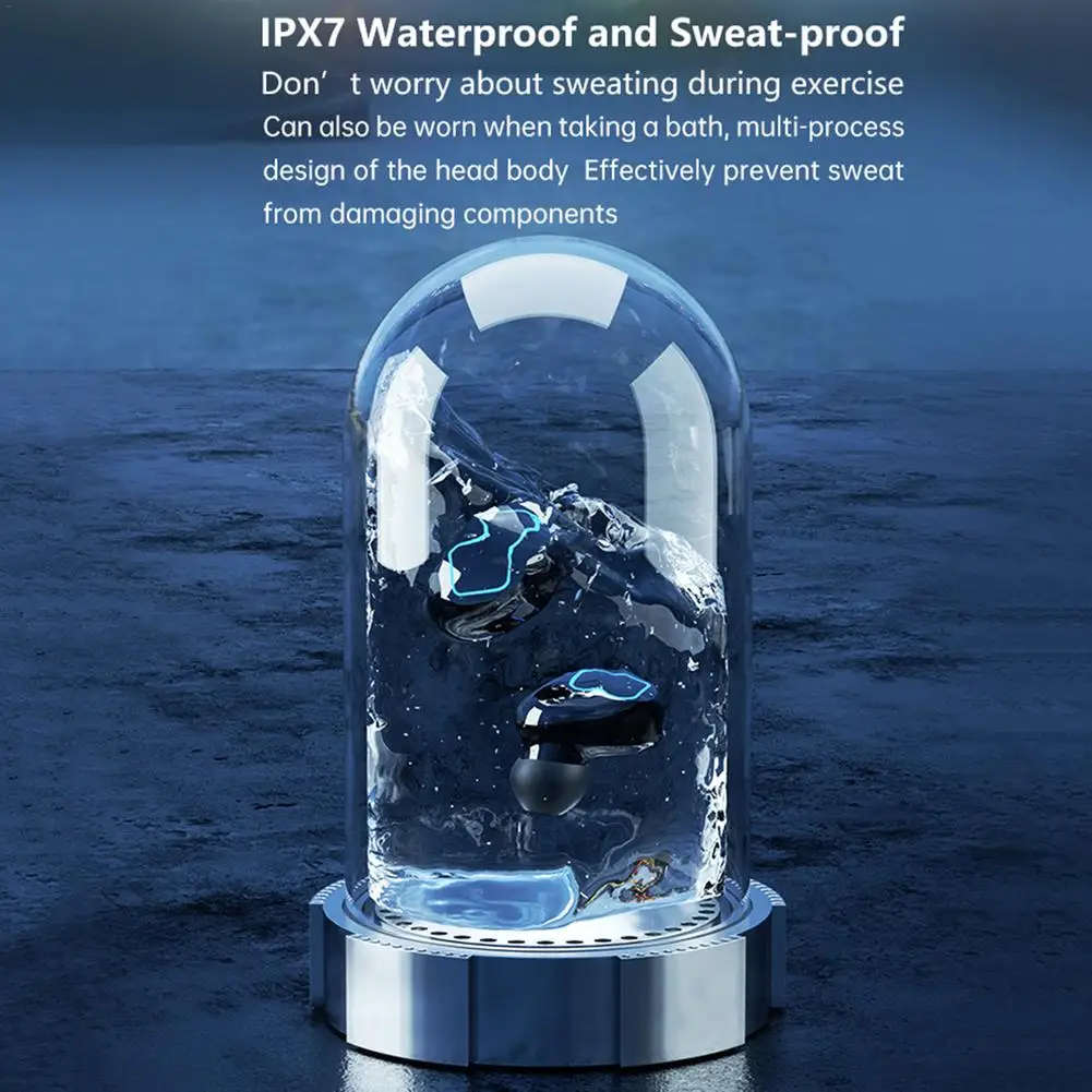 Wireless Headphones And Speaker Stereo Bluetooth Earphone Touch Headset Sport Earbuds With Flashligh