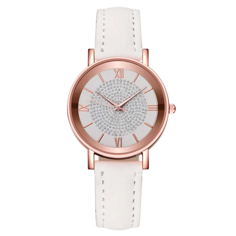 Sky Dial Watches for Women Fashion Watch - White