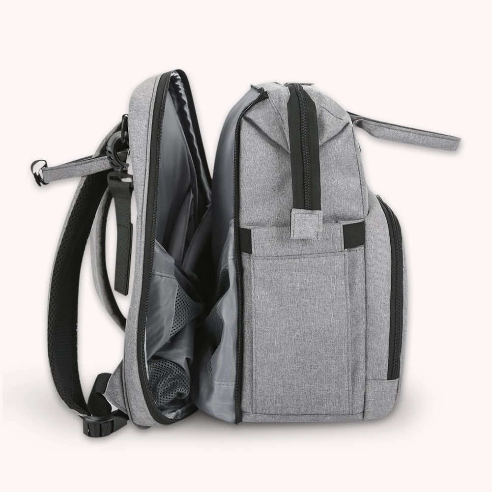 Lequeen Diaper Bag For Mom And Baby Backpack Multifunctional Baby Bed Bags Maternity Nursing Handbag
