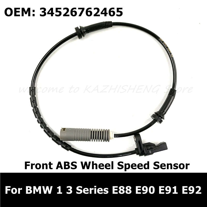 Front Left and Right ABS Wheel Speed Sensor For BMW 1 3 Series E93 E92 E91 E90 E88 E82 E81