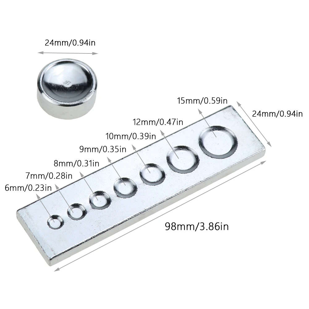 Hole punch kit 12 pcs