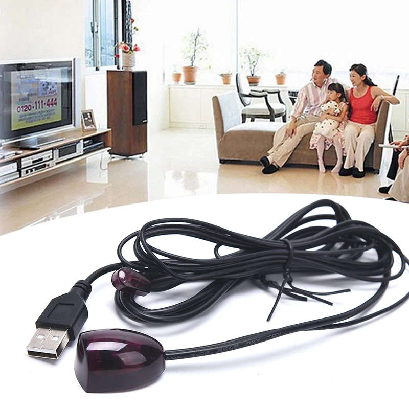 Practical USB Adapter Infrared IR Remote Extender Repeater Receiver Transmitter Applies to