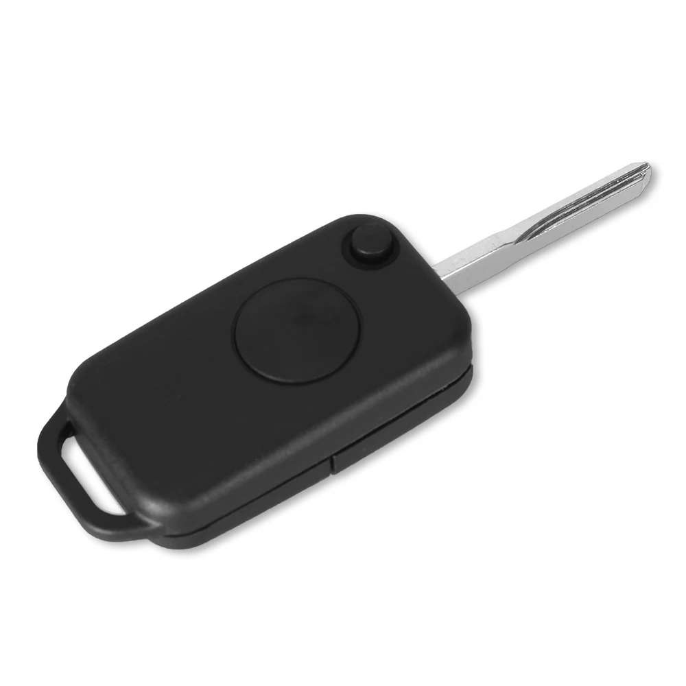 1 Buttons Remote KEY Case Shell Replacement With Uncut Key Blade For Mercedes Benz