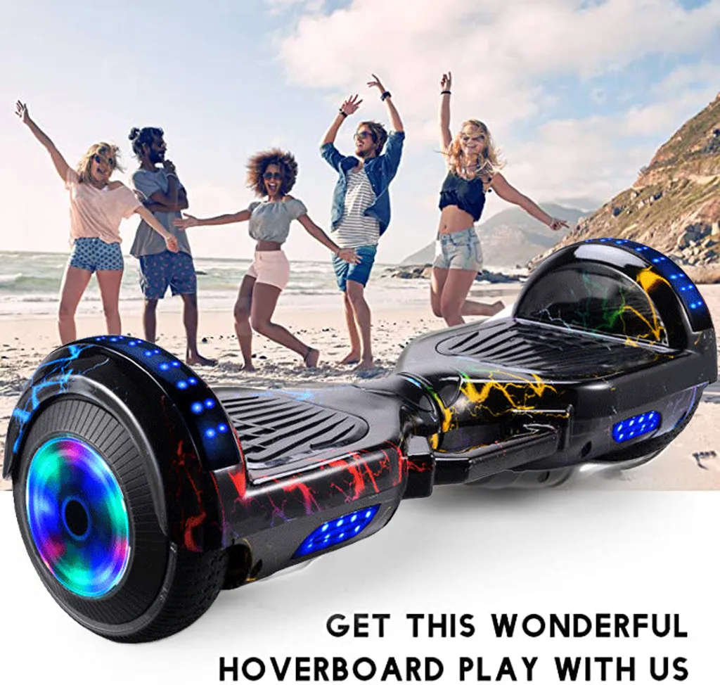 Variety of Colours | 6.5inch Hoverboard with Bluetooth Speaker and Led lights