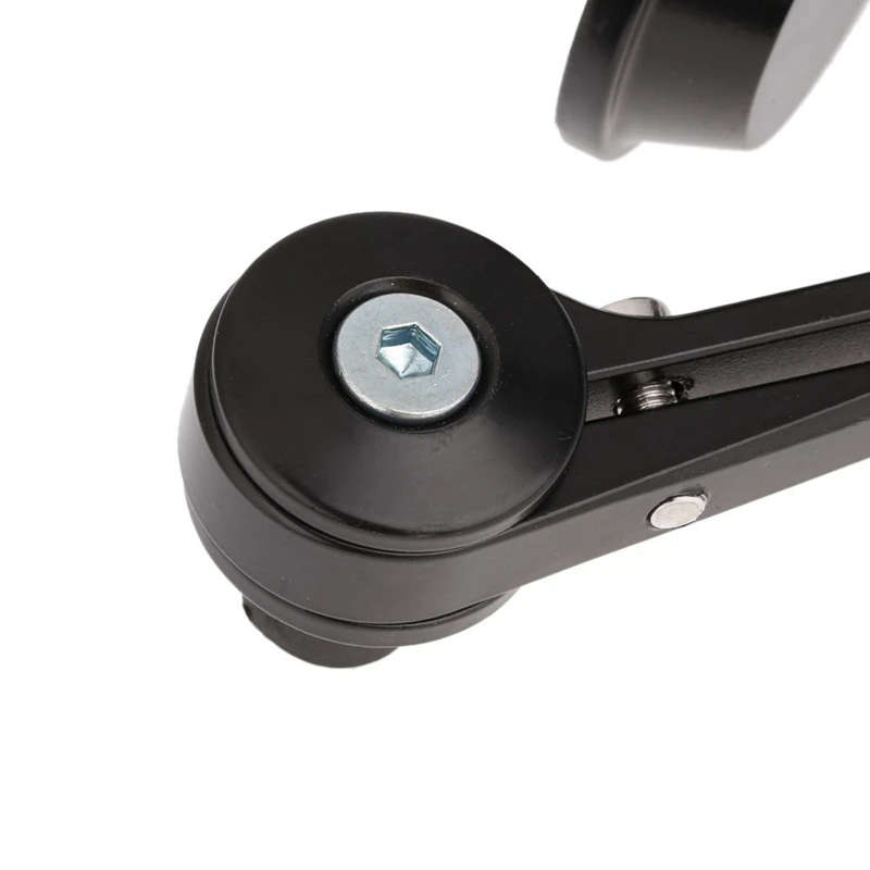 7/8" Universal Round Motorbike Motorcycle Handle Bar End Rearview Side Mirrors Black