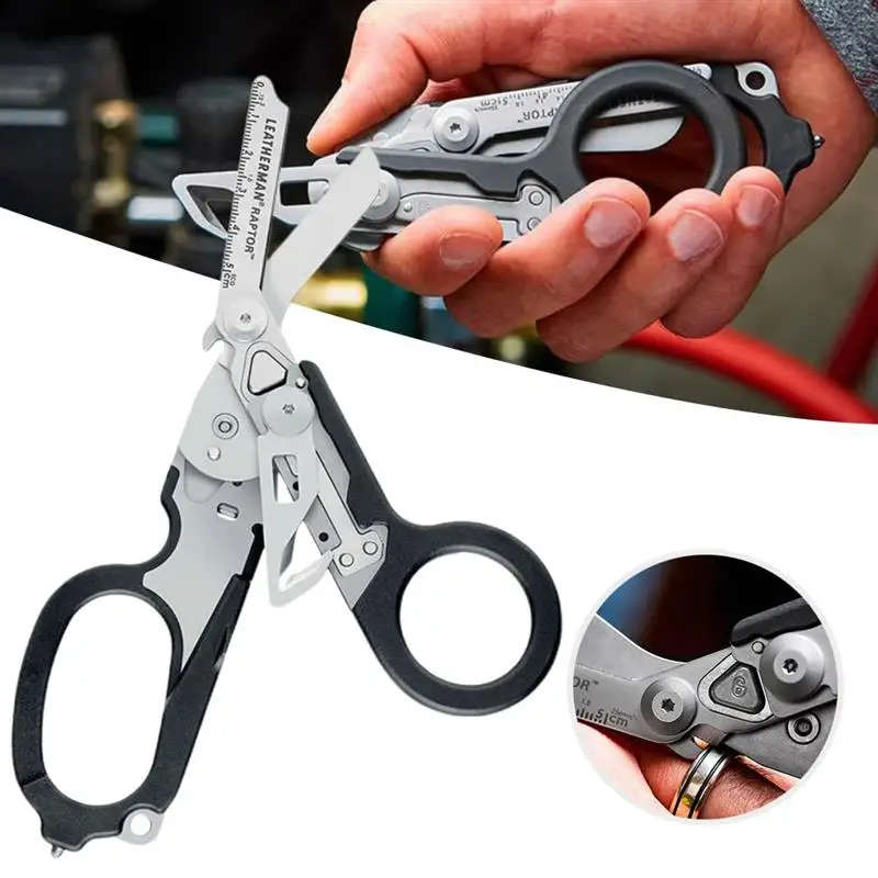 Raptor Emergency Response Shears multifunctional scissors with Strap Cutter and Glass Brea