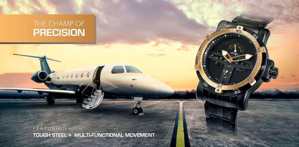 GENUINE SHARK Greenland Shark Sport Watch Men Luxury Brand