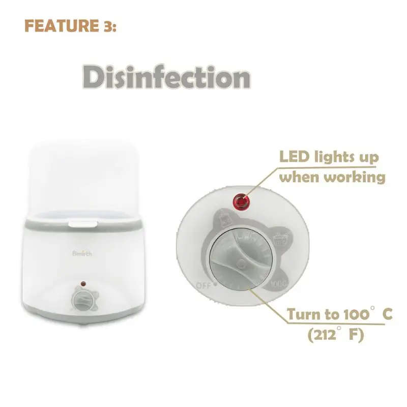 Bottle Sterilizer Baby Milk Food Bottle Warmer Baby Food