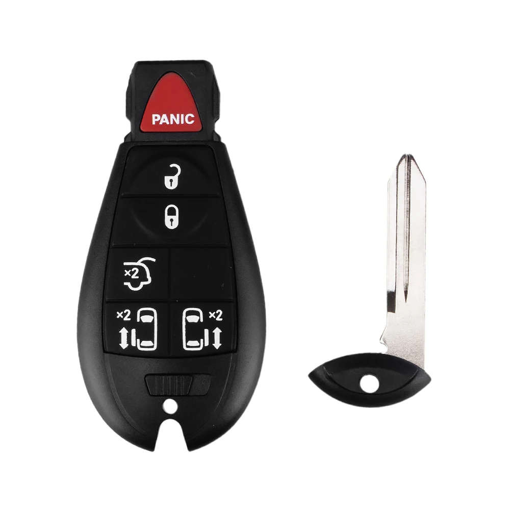 6 Buttons Remote Case Smart Key Shell For for Dodge For Chrysler Grand Caravan Town Country FOB