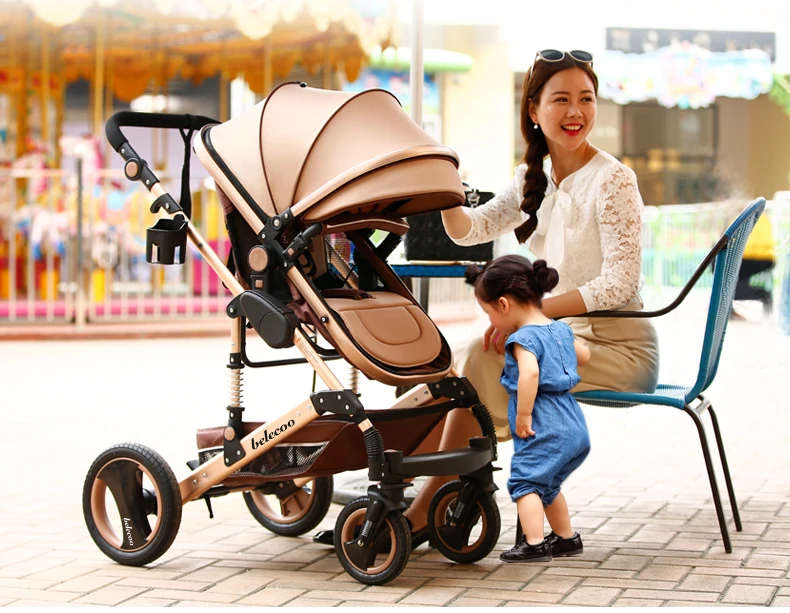 2 in 1 Baby Pram Stroller