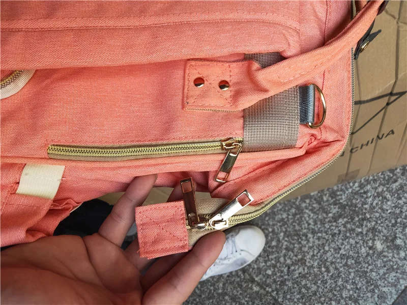 Diaper Bag Mummy Maternity Nappy Bag Pure Color 42CM Travel Backpack Designer Nursing Bag For Baby