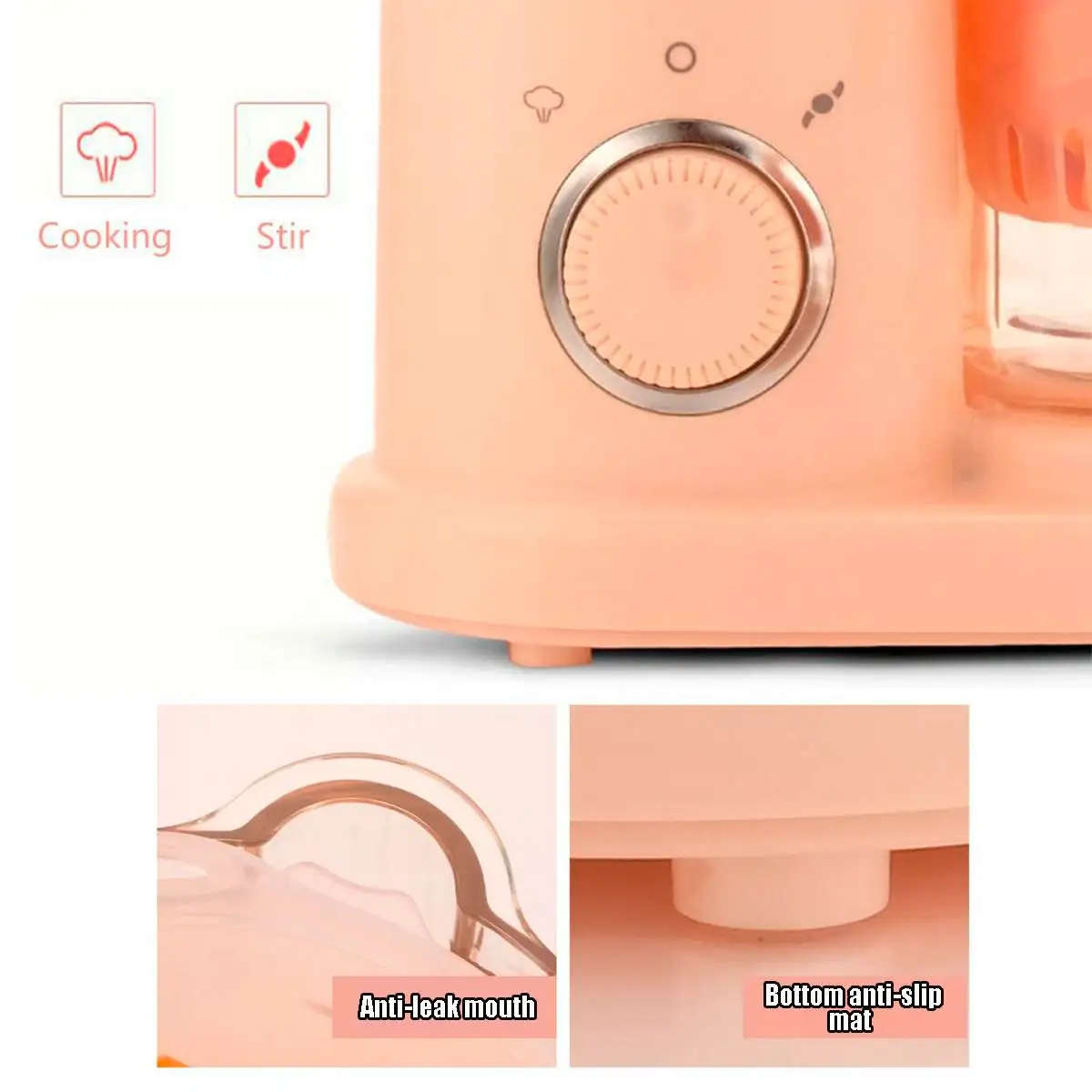 Electric Baby Food Maker Multifunction Children Food Cooking Maker Steamer Mixing Grinder