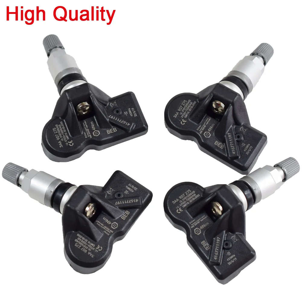 4Pcs TPMS Sensor Tire Pressure Sensor For VW CC Passat Tiguan Touran