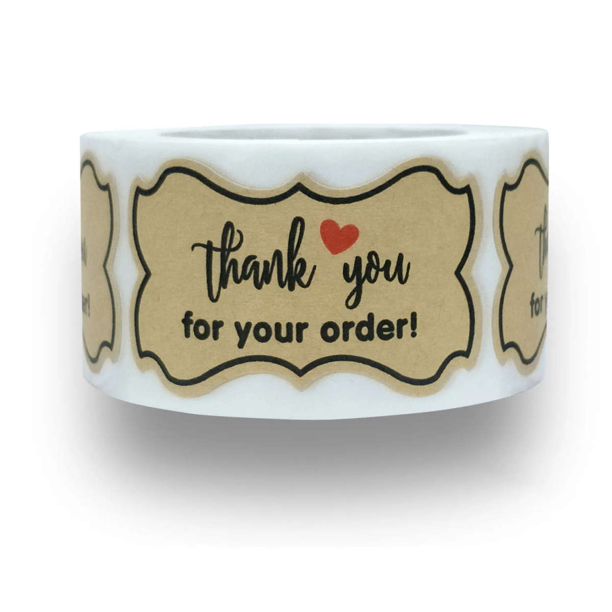 40pcs/roll Thank You Stickers for Seal Labels 3cmx5cm Packaging Stickers Ref12