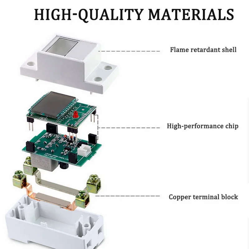 Smart WiFi Smart Geyser timer Energy Meter Works with Alexa Built in Watt meter 230V AC  63A
