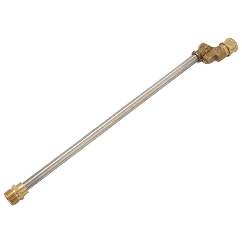 Pressure Washer Wand With Adjustable Angle Nozzle, 16 Inch Stainless Steel Spray Lance 180 Degree
