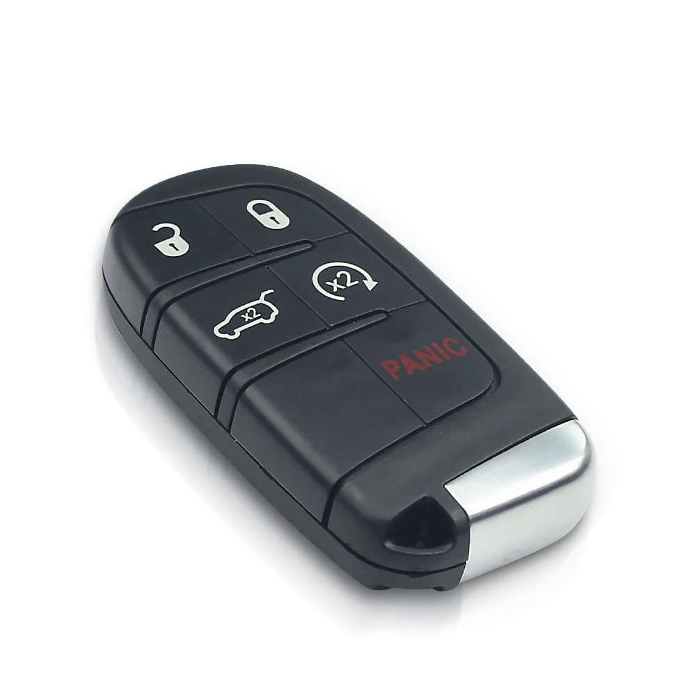 Car Smart Remote Key Shell Case 4+1 5 Buttons Fob Keyless For Charger Dodge Jeep Grand Cherokee