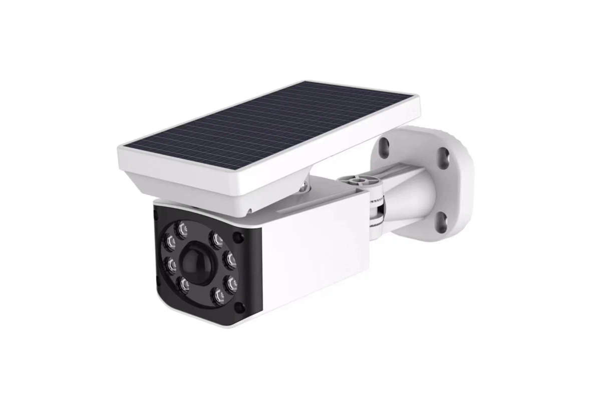 LED Solar Motion Sensor Lamp Outdoor Simulation Dummy Camera Waterproof