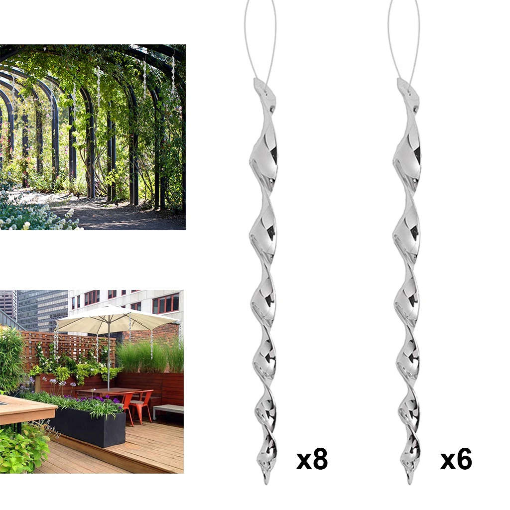 Bird Scare Rods Bird Repeller Bird Repellent Rotating Rod Reflective for Birds Agricultura