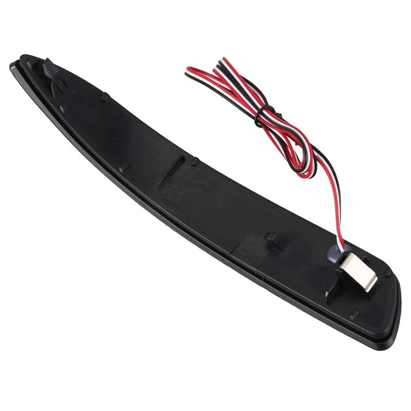 1 Pair Black Car Rear Bumper Marker LED Brake Stop Lights Reflector Lamps, for BMW X5 X6 M E70 E71