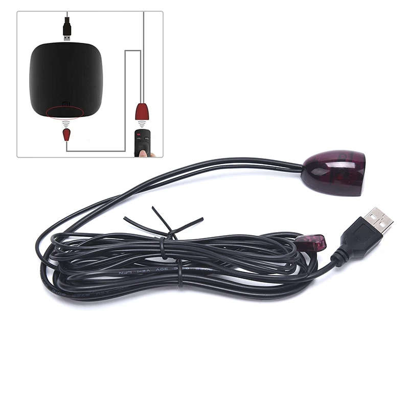 Practical USB Adapter Infrared IR Remote Extender Repeater Receiver Transmitter Applies to