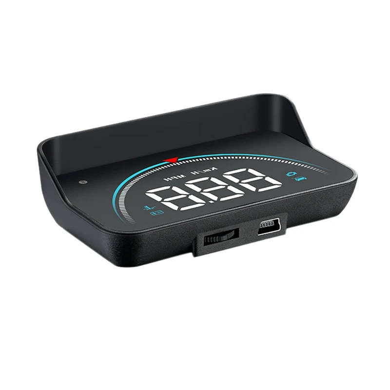 Car Speedometer Projector Windshield Auto Electronic Alarm Overspeed Warning System HUD OBD2