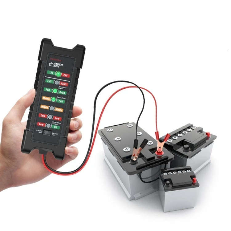 Car Battery Tester 12/24V for Auto Storage Battery Tester LED Lights Display Car Diagnostic Tool