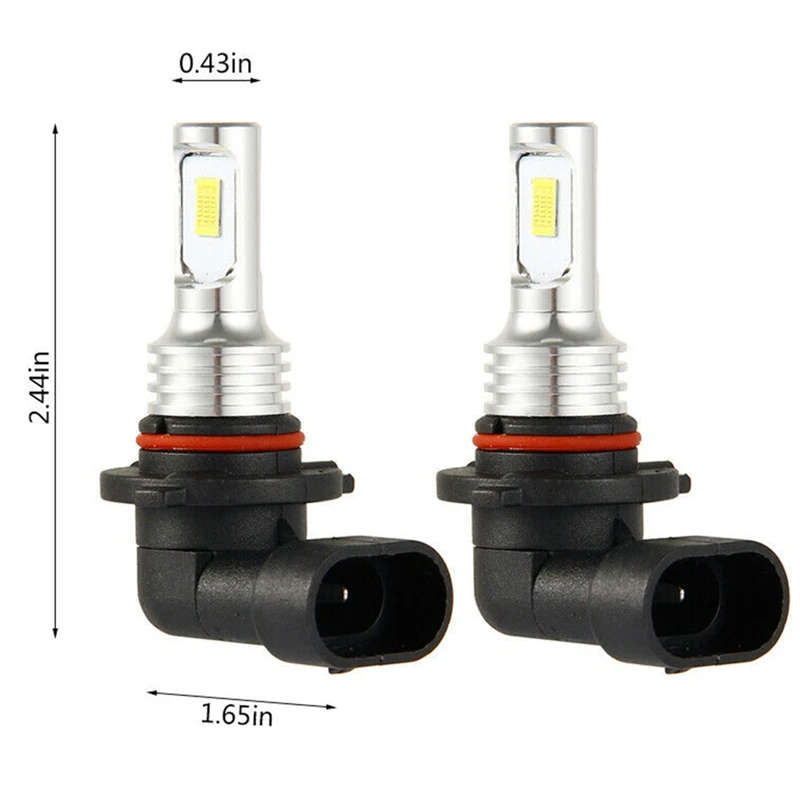4X 9005 HB3 LED Headlight Bulbs Kit High-Beam 35W 4000LM 6000K White High Power