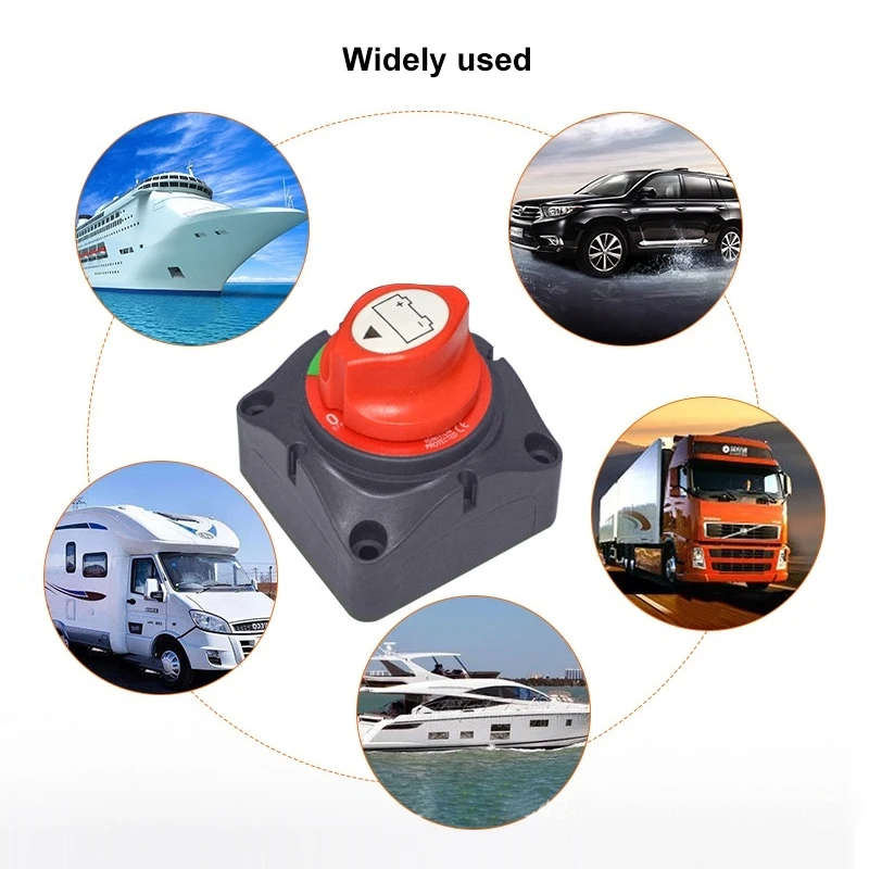 DC12-60V 300A Car Auto Marine Battery Selector Isolator Disconnect Rotary Switch Cut