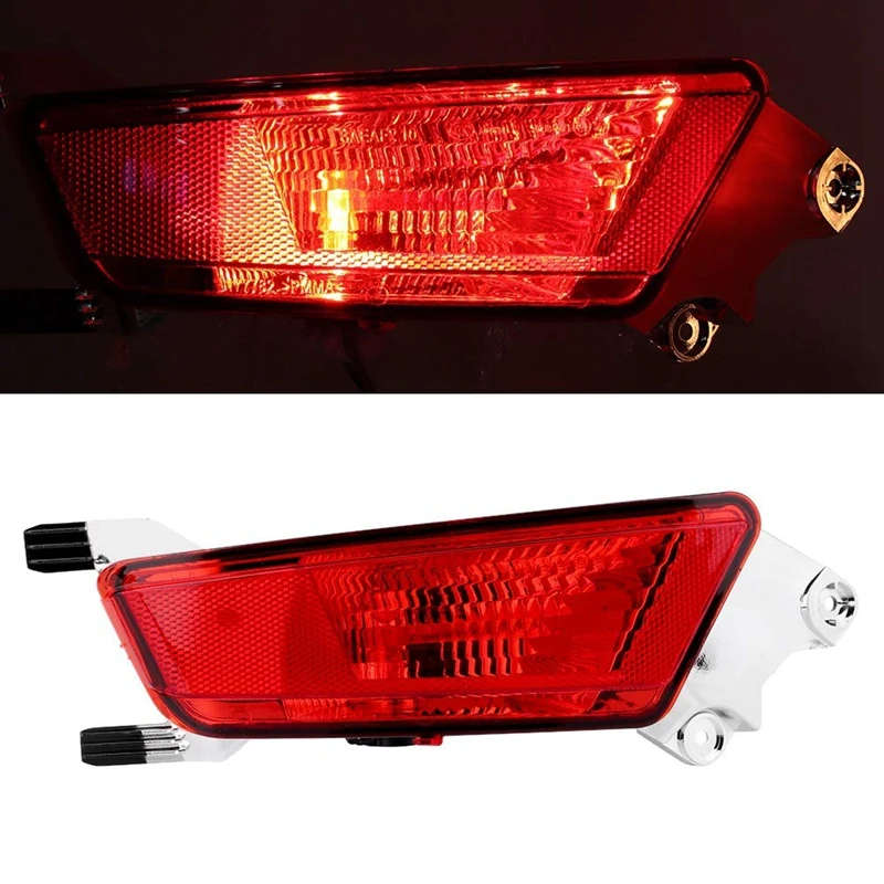 Car Rear Bumper Fog Lights Lamp with Bulb for Range Rover Evoque 2011-2018