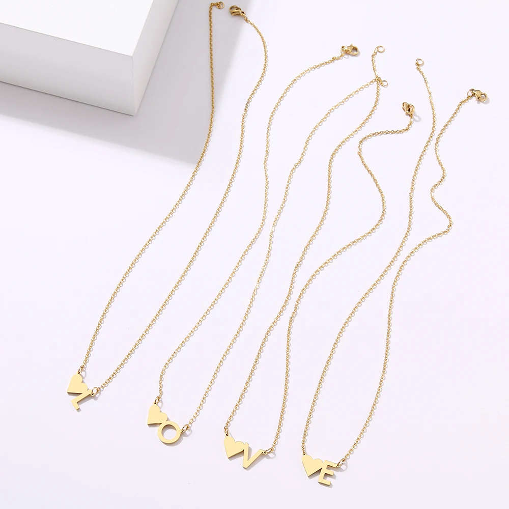 GENUINE Initial Letter ` J ` Name Choker Stainless Steel Necklace - DO NOT FADE