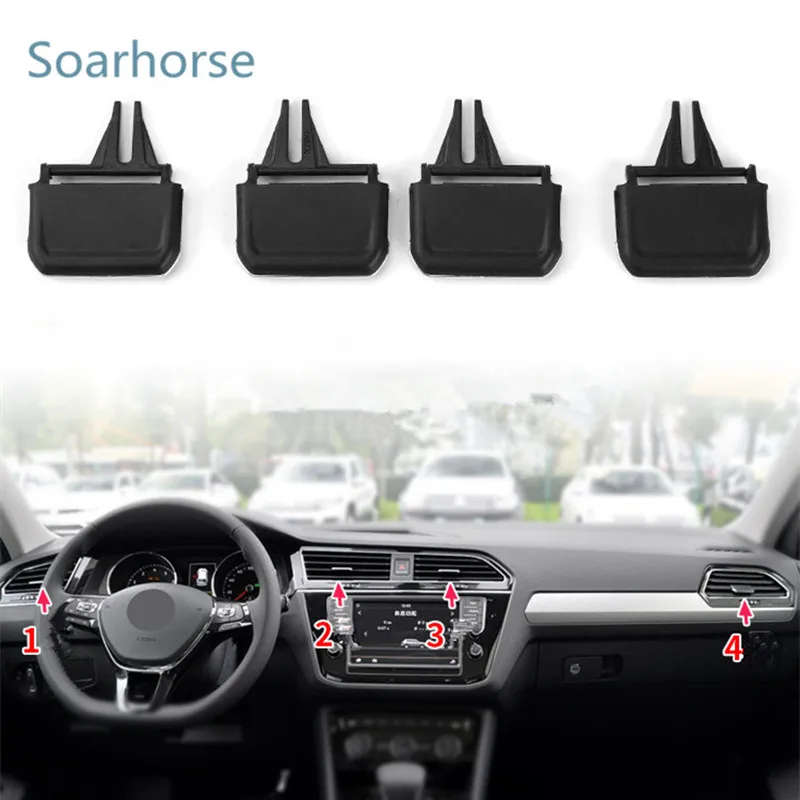 Car Front Rear AC Air Conditioning Vent Outlet Tab Adjust Clip Repair Kit For VW Tiguan MK2 Rline