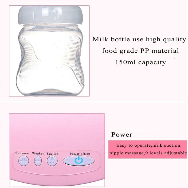 Intelligent Automatic USB Electric Breast Pumps